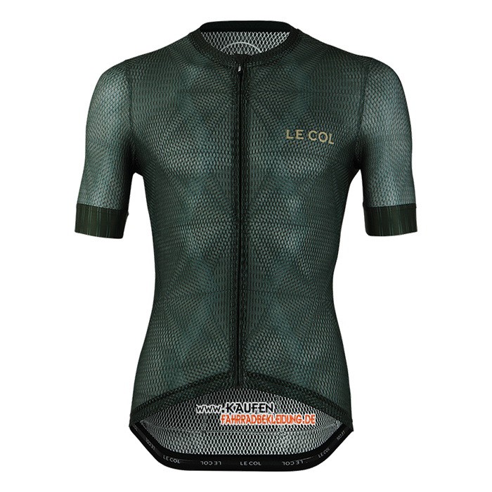 Le Col Kurzarmtrikot 2020 und Kurze Tragerhose Tief Grun